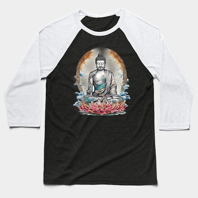 Karma Buddhism Baseball T-Shirt by animegirlnft